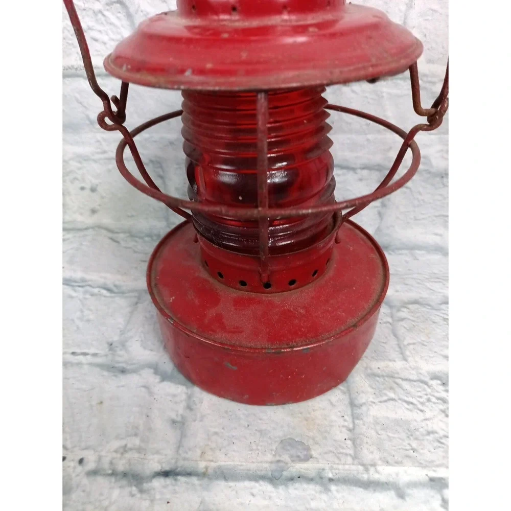 Vintage Handlan Red Railroad Lantern